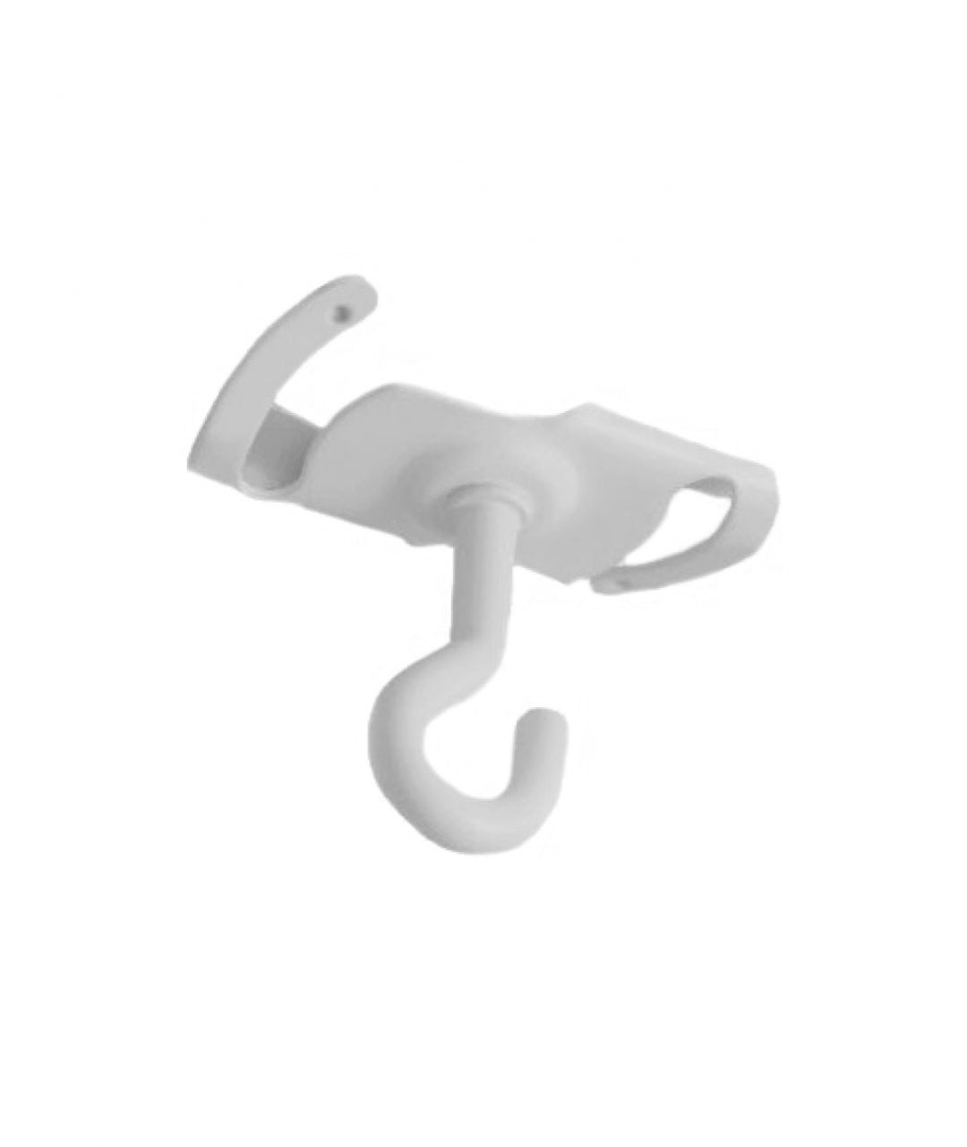 White coated ceiling attachment with hook, lowered-ceiling (W-982 ...