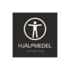 Black and white sign for aids with a pictogram of a person with outstretched arms inside a circle, the text aids stands below the symbol and braille at the bottom